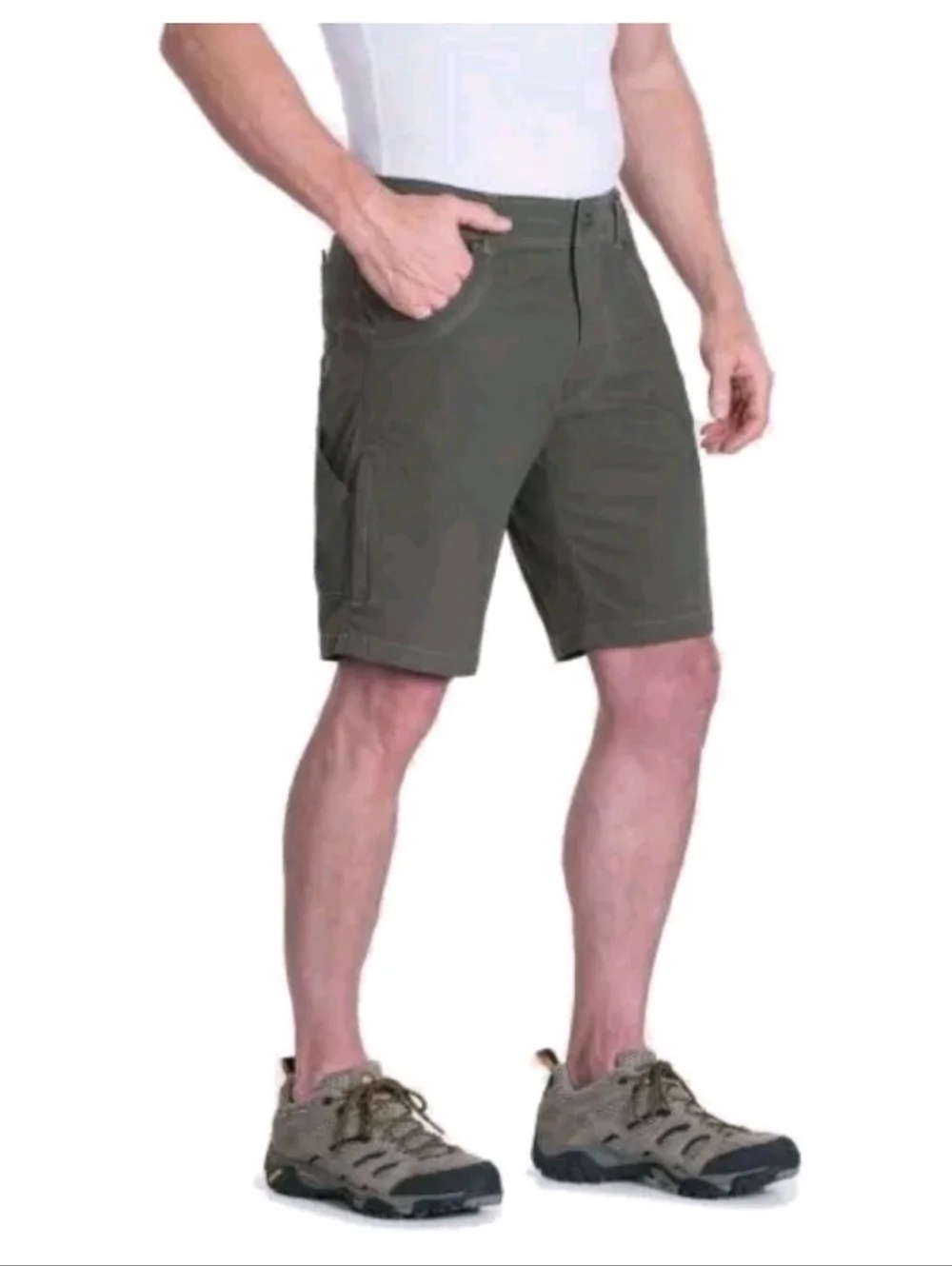 KUHL Ramblr Khaki Short Mens Size 38 Multipocket Outdoor Hiking Cargo‎ Utility